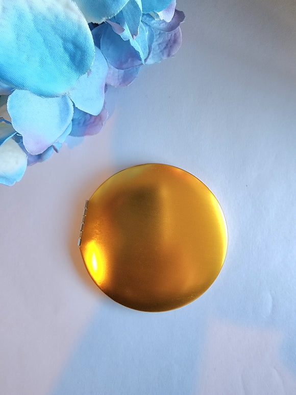 Compact Mirror- Gold