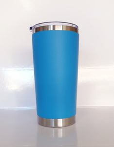 20 oz Regular Tumbler- Light Blue with Flip lid