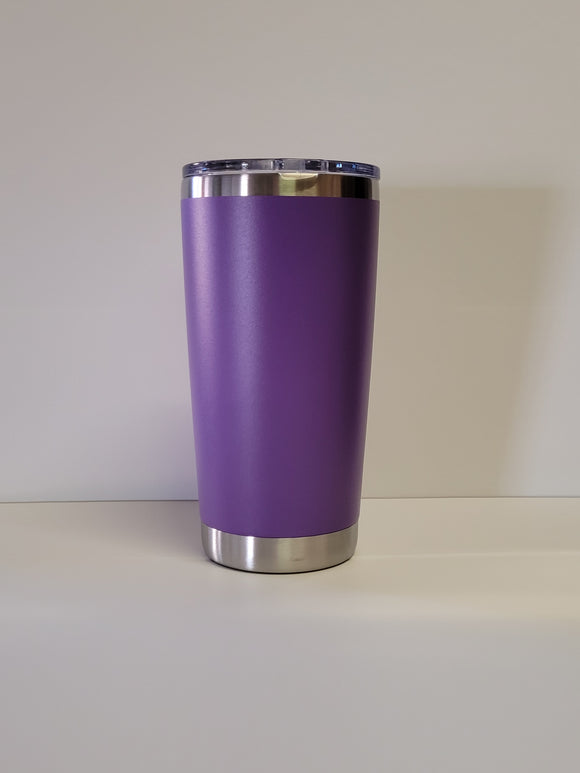 20 oz Regular Tumbler- Violet with flip lid