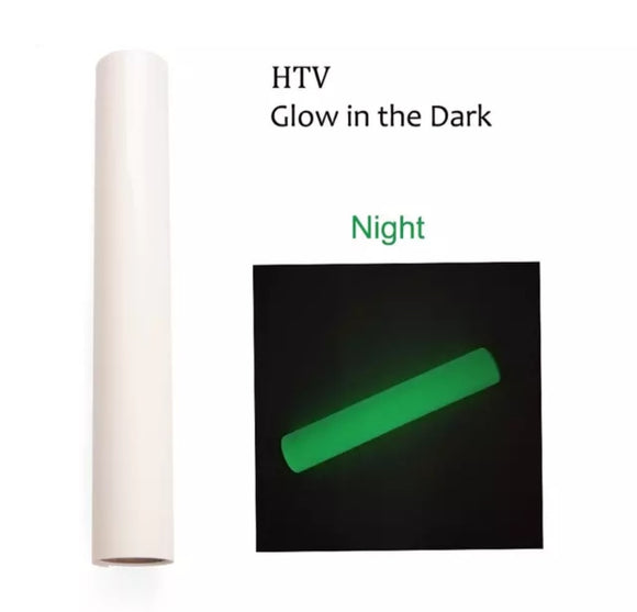 Glow in The Dark HTV- White